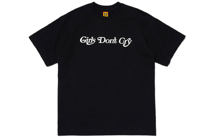 Girls Don't Cry x HUMAN MADE Logo Graphic Unisex T-Shirt Short Sleeve Tee. XX25TE021