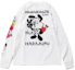 Shop Kaos Lengan Panjang Unisex Girls Don''t Cry x HUMAN MADE Logo Print. XX23CS003