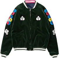 Girls Don’t Cry x Human Made Reversible Varsity Satin Jacket Green Unisex XX23JK001 Girls Don’t Cry x Human Made Reversible Varsity Satin Jacket Green Unisex XX23JK001