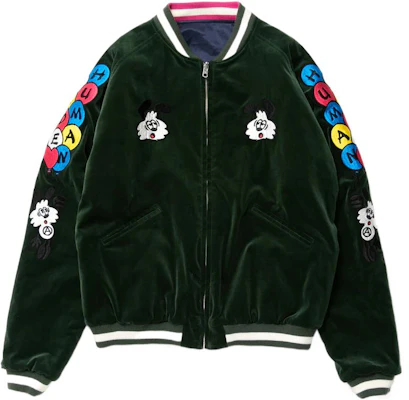 Girls Don’t Cry x Human Made 經典綠色雙面穿棒球緞面外套 男女皆宜 XX23JK001 Order Girls Don’t Cry x Human Made 經典綠色雙面穿棒球緞面外套 男女皆宜 XX23JK001