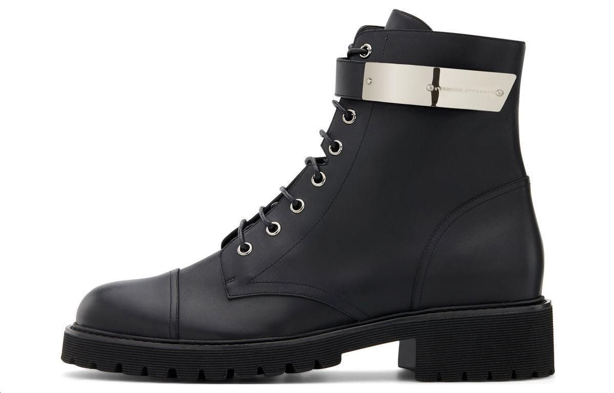 Giuseppe Zanotti 'Black Chunky Heel Lace-Up Boots' IU00003001