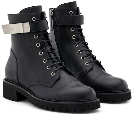 Giuseppe Zanotti 黑色系带厚底靴 IU00003001 Lookbook Giuseppe Zanotti 黑色系带厚底靴 IU00003001