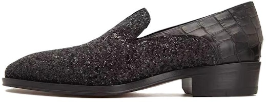 Giuseppe Zanotti 'Black Fashion Pointed Toe Loafer' IU90021002 Giuseppe Zanotti 'Black Fashion Pointed Toe Loafer' IU90021002
