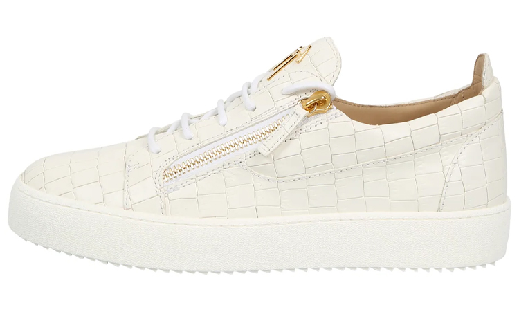 Giuseppe Zanotti 'White Fashion Strap Sneakers'