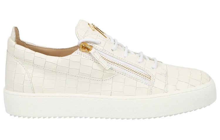 Giuseppe Zanotti 'White Fashion Strap Sneakers' 圖 2