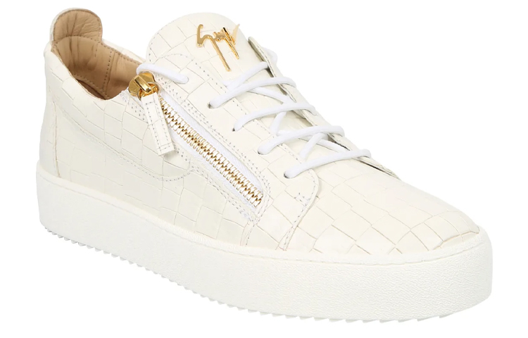 Giuseppe Zanotti 'White Fashion Strap Sneakers' 圖 3
