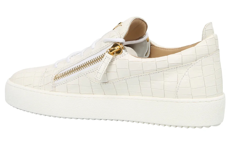 Giuseppe Zanotti 'White Fashion Strap Sneakers' 圖 4