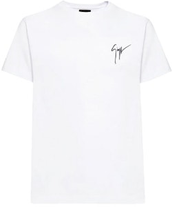 ジュゼッペ・ザノッティ 白 半袖Tシャツ 刺繍ロゴ IRU0007002 Order ジュゼッペ・ザノッティ 白 半袖Tシャツ 刺繍ロゴ IRU0007002