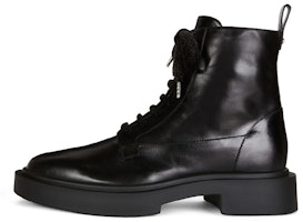 Giuseppe Zanotti Achille 'Polished Lace-Up Boot Black' IU10013001 Giuseppe Zanotti Achille 'Polished Lace-Up Boot Black' IU10013001