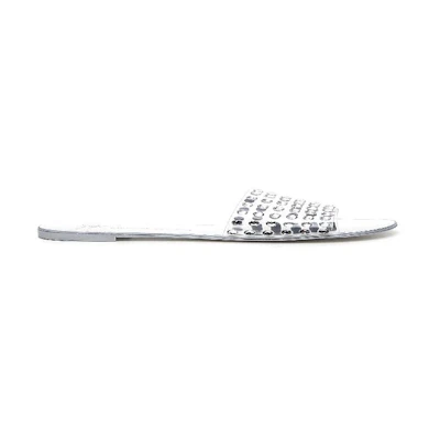 Giuseppe Zanotti Adelia Crystal-Embellished Slides 'White'
