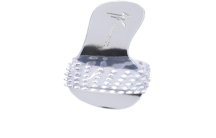 Giuseppe Zanotti Adelia Crystal-Embellished Slides 'White' 圖 8