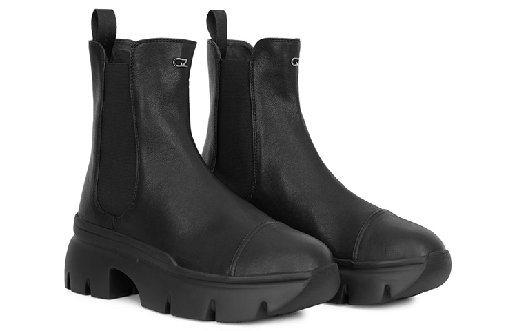 Order Botas Giuseppe Zanotti Apocalypse Chelsea 'Plataforma de Cuero Negro' IU00050001