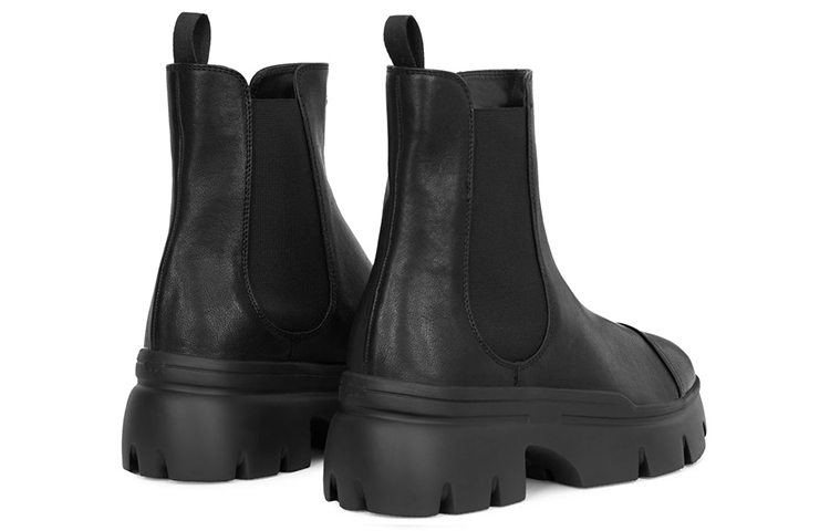 Lookbook Botas Giuseppe Zanotti Apocalypse Chelsea 'Plataforma de Cuero Negro' IU00050001
