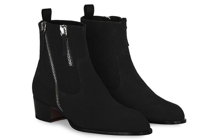 Giuseppe Zanotti Ascanio 'Black Velvet Fashion Boot' 圖 2