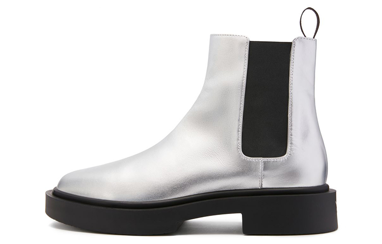Giuseppe Zanotti Aston G 'Silver Leather Chelsea'