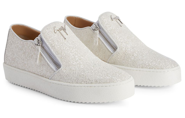 Giuseppe Zanotti Atteso Nome 'White Leather' 圖 2