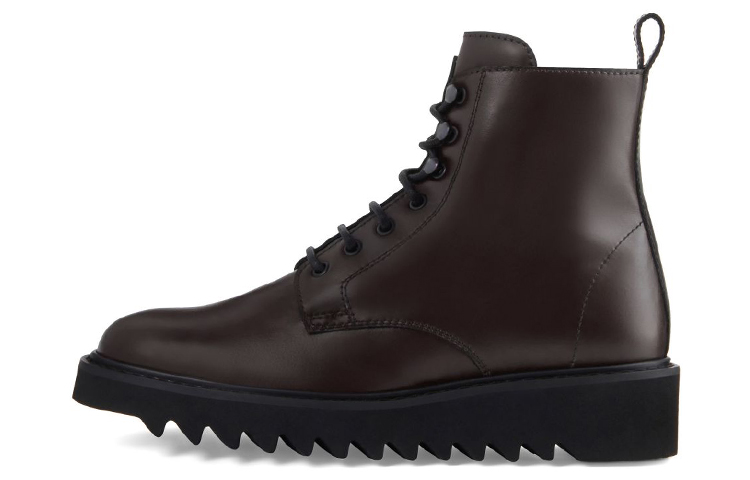 Giuseppe Zanotti Bassline 'Brown Leather Versatile Lace-Up Boot'