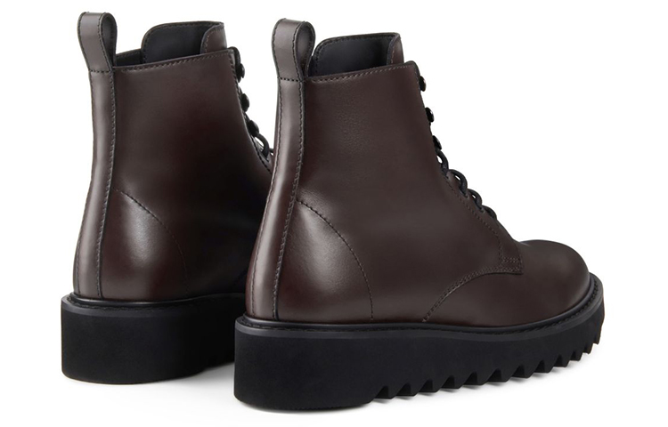 Giuseppe Zanotti Bassline 'Brown Leather Versatile Lace-Up Boot' 圖 3