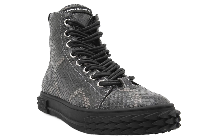 Giuseppe Zanotti Blabber High 'Black Embossed Leather' 圖 3