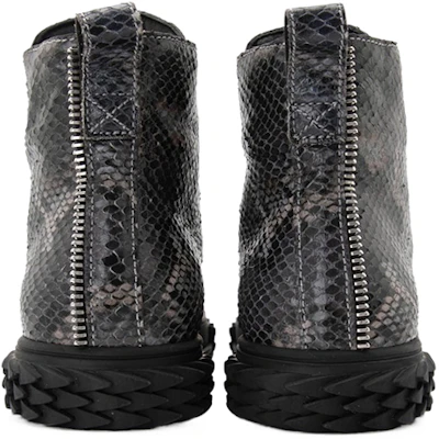 Giuseppe Zanotti Blabber High 'Cuero Negro Grabado' RU00086 Purchase Giuseppe Zanotti Blabber High 'Cuero Negro Grabado' RU00086