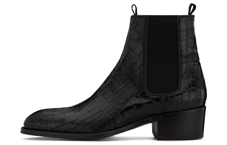 Giuseppe Zanotti Chelsea Boot 'Black Print Leather'
