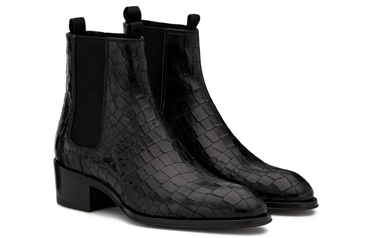 Giuseppe Zanotti Chelsea Boot 'Black Print Leather' 圖 2