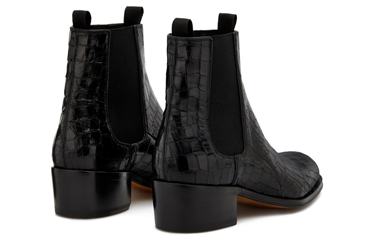 Giuseppe Zanotti Chelsea Boot 'Black Print Leather' 圖 3