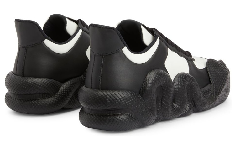 Lookbook Giuseppe Zanotti Cobras 'Negro Blanco' RM30033001