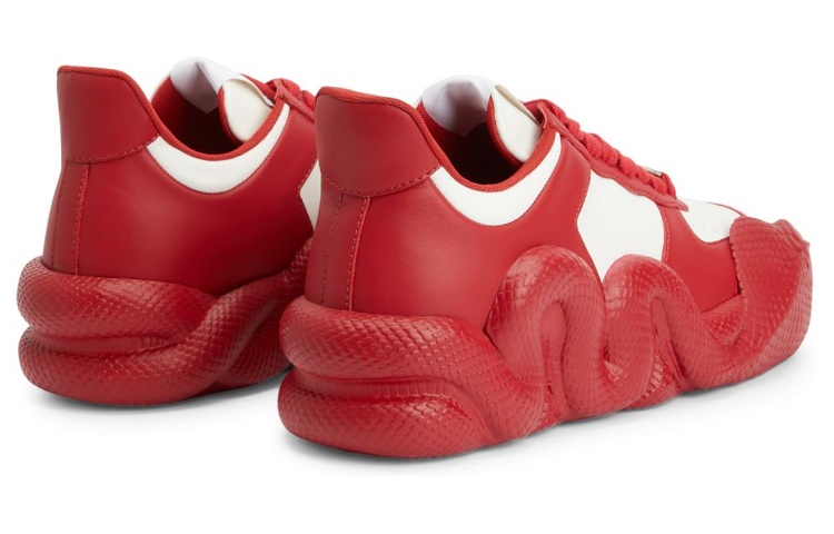 Giuseppe Zanotti Cobras 'Red White Gold Metal Accents' 圖 3
