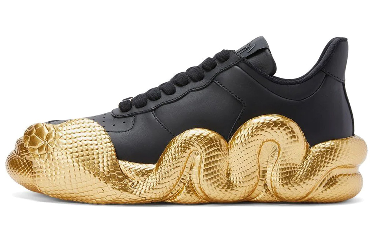 Giuseppe Zanotti Cobras Low 'Black Gold'