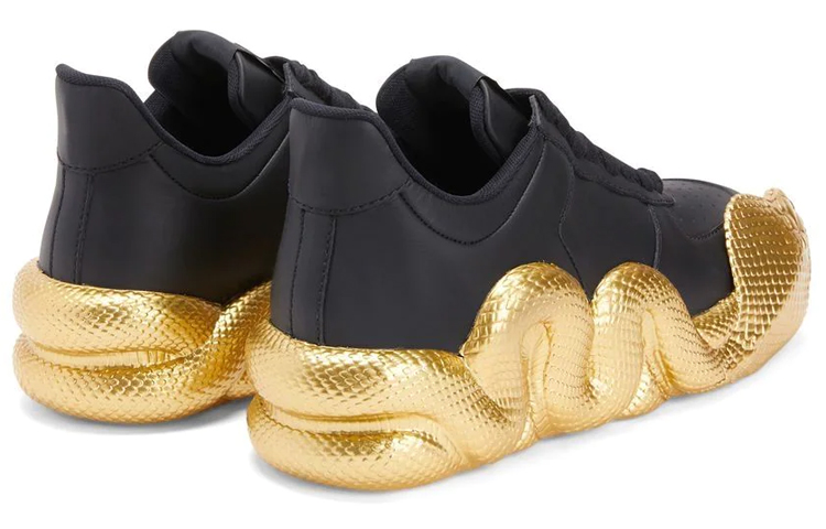 Giuseppe Zanotti Cobras Low 'Black Gold' 圖 5