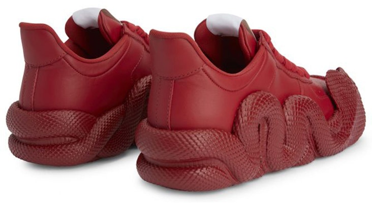 giuseppe zanotti/GZ Cobras 皮革 板鞋 男款 紅色 Shop giuseppe zanotti/GZ Cobras 皮革 板鞋 男款 紅色
