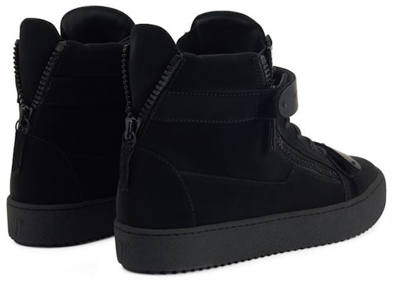 Giuseppe Zanotti Coby High-Top 'Black Logo Buckle Strap' RU30015001 Shop Giuseppe Zanotti Coby High-Top 'Black Logo Buckle Strap' RU30015001