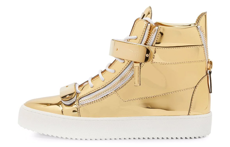 Buy Giuseppe Zanotti/GZ Coby 高幫板鞋 男款 金色