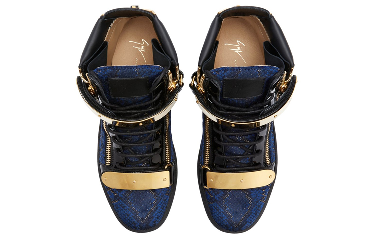 Giuseppe Zanotti Coby High 'Black Blue Zipper' 圖 4