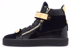 Giuseppe Zanotti Coby High 'Navy Velvet' RU20043001 Giuseppe Zanotti Coby High 'Navy Velvet' RU20043001