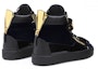 Shop Giuseppe Zanotti Coby Tinggi 'Navy Velvet' RU20043001