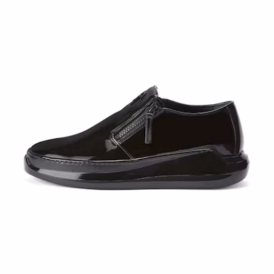 Giuseppe Zanotti Conley 'Black Side-Zip Low-Top'