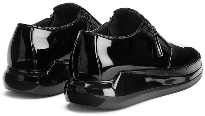 朱塞佩·萨纳蒂 康利“黑色侧拉链低帮鞋” IU30005001 Shop 朱塞佩·萨纳蒂 康利“黑色侧拉链低帮鞋” IU30005001