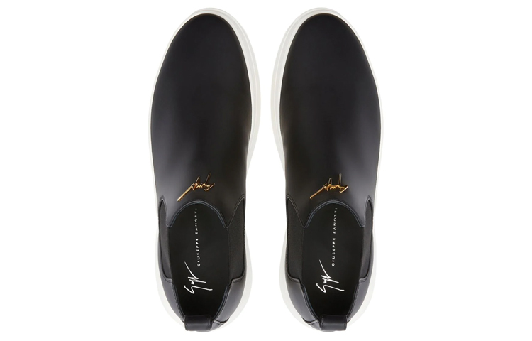 Giuseppe Zanotti Conley High-Top Slip-On Chelsea Boots 'Black Leather' 圖 4