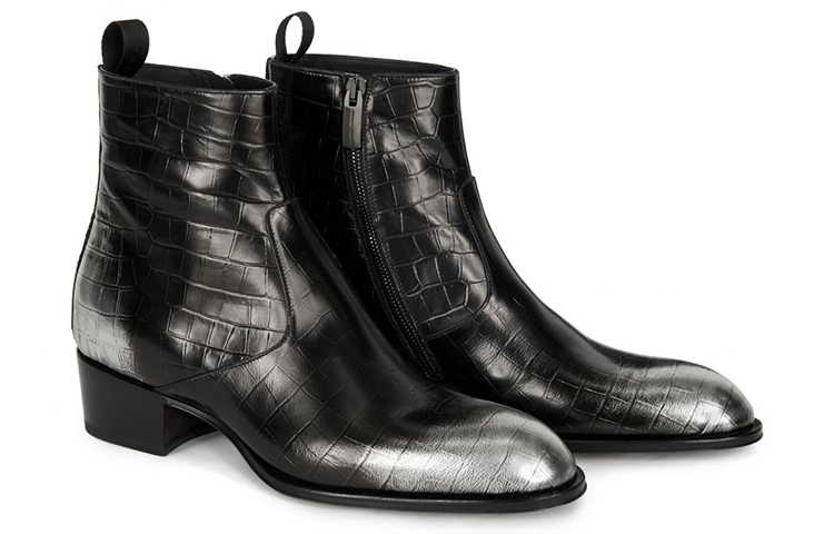 Giuseppe Zanotti Ector 'Black Crocodile Print' 圖 2