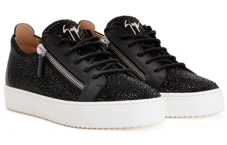 Order Giuseppe Zanotti Frankie 'Bordado de Cristal Negro' RM30010001