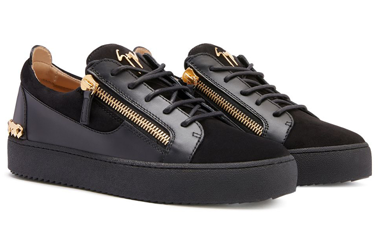 Giuseppe Zanotti Frankie 'Black Velvet Leather' 圖 2