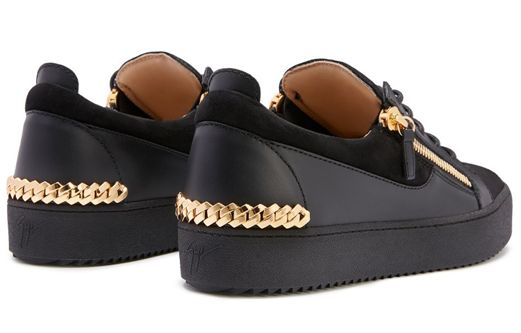 Giuseppe Zanotti Frankie 'Black Velvet Leather' 圖 3