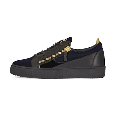 Giuseppe Zanotti Frankie 'Navy Black Velvet'