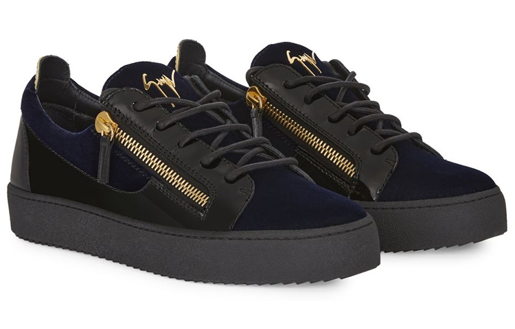 Giuseppe Zanotti Frankie 'Navy Black Velvet' 圖 2
