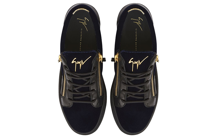 Giuseppe Zanotti Frankie 'Navy Black Velvet' 圖 4