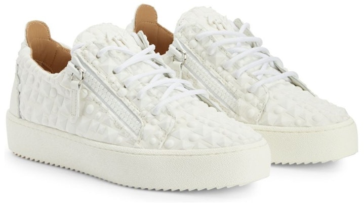 朱塞佩·萨诺第 白色低帮真皮运动鞋 RM30014002 Lookbook 朱塞佩·萨诺第 白色低帮真皮运动鞋 RM30014002