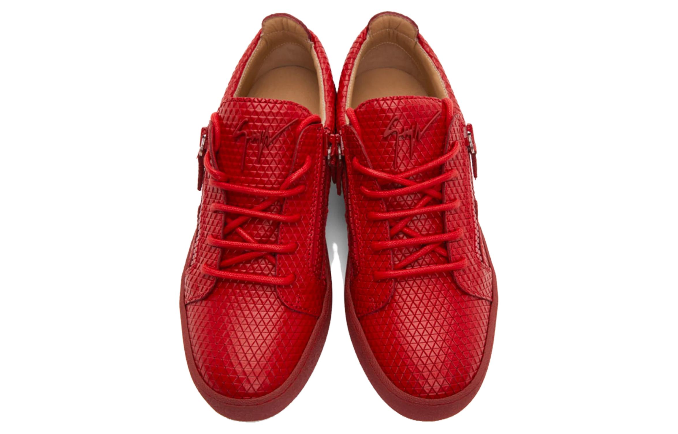 Giuseppe Zanotti Frankie Low-Top 'Fashion CMFT Red' 圖 3