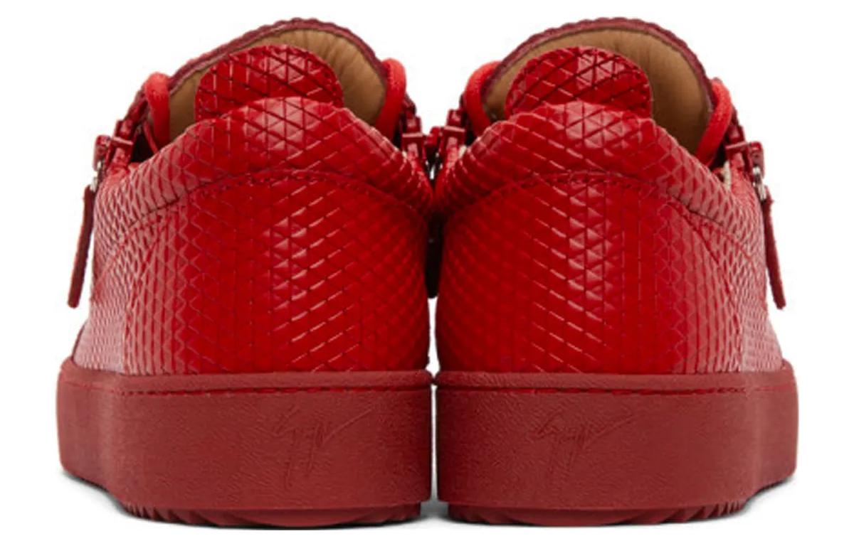 Giuseppe Zanotti Frankie Low-Top 'Fashion CMFT Red' 圖 4